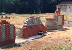 brickwork worked out before the building is designed