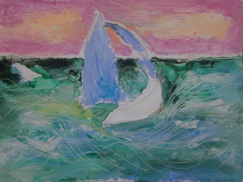 painting of sailboat 