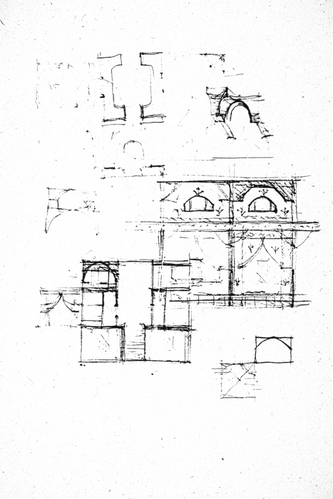 Sketches and Architectural drawings