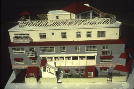 A model of the building
