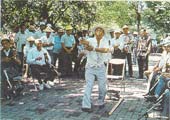 Old man dancing