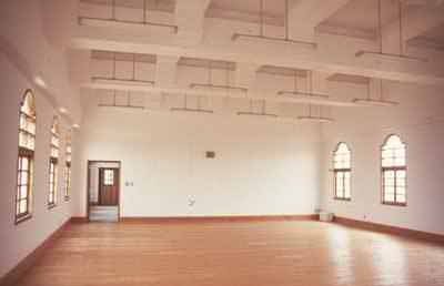 large classroom in a college building