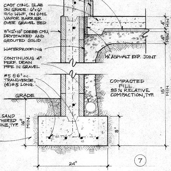 Foundation section