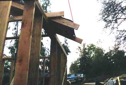 A view of the roof eave