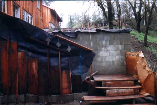 Mockup of stairs