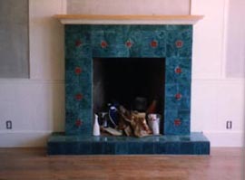 Upham fireplace