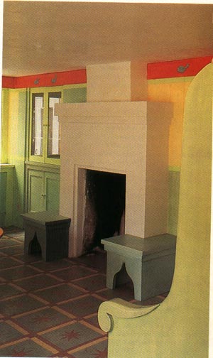 San Anselmo fireplace