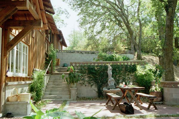 An example of an outdoor terrace