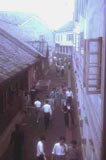 A pedestrian street from the Eishin campus