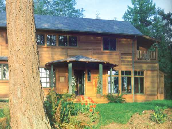 User-designed house: The Medlock house, Whidbey Island, Washington