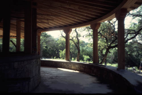 View from porch to Common Land