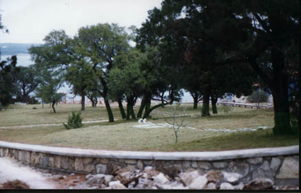 View of Common Land, cluster of user-designed houses on Lake Travis