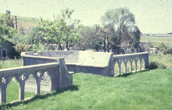 Ornamentation on a bench