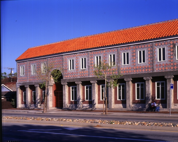 Exterior of the homeless shelter, San Jose, California