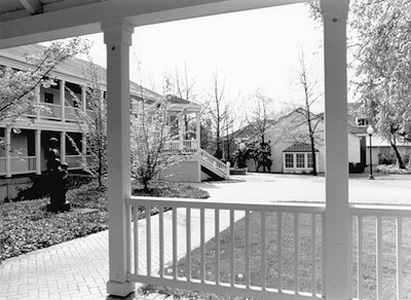 The courtyard