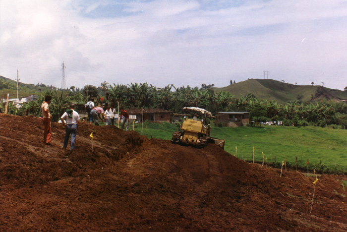 Terracing the land