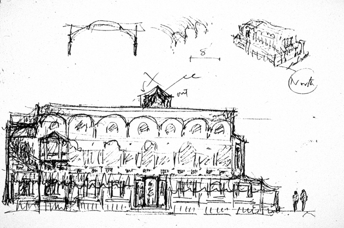 Sketches and Architectural drawings