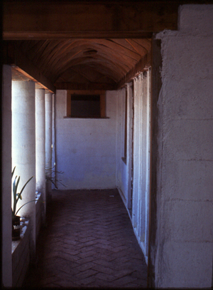 Exterior hallway