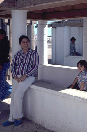 Occupants enjoying the new buildings