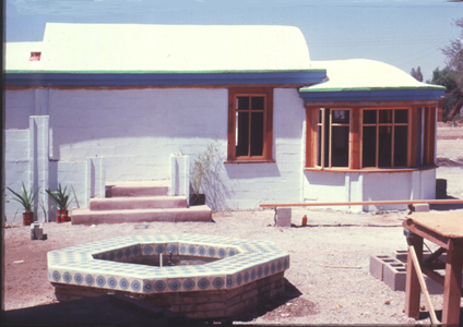 The courtyard and fountain