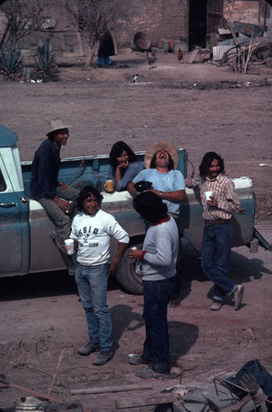 Workers on a break