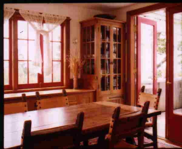 The dining room