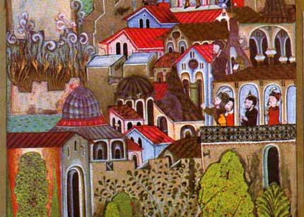 Detail from Turkish miniature