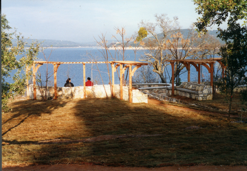 The view over Lake Travis